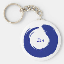 Blue Zen Keychain