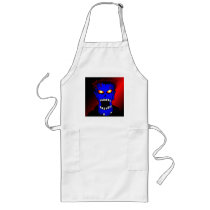 Blue Zombie Bags & Cards Apron