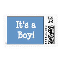 bluebabyrattletilt, It's a Boy! postage