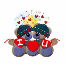 Bluebearie-i love you -1 photo sculptures