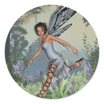 Bluebell Fairy in Spring Woodland stickers