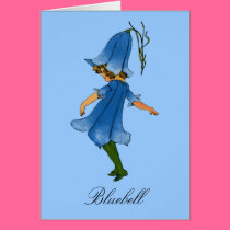 Bluebell - Flower Children Blank Notecard cards