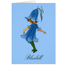 Bluebell - Flower Children Blank Notecard
