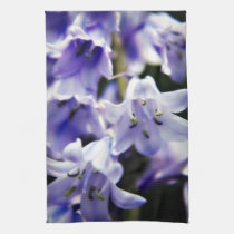 Bluebell flower floral kitchen tea towel kitchen towels