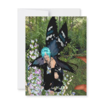 Bluebell Flower Pixie invitations by Xanemos Bluebell Flower Pixie invitations