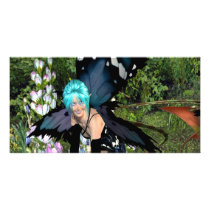 Bluebell Flower Pixie photo cards by Xanemos Bluebell Flower Pixie photo cards