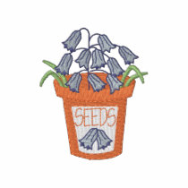 Bluebells embroidered shirts by ZazzleEmbroidery Bluebells embroidered shirts