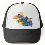 Blueberries And Cereal Closeup Mesh Hats