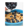 Blueberries And Cereal Closeup Post Cards