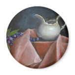 Blueberries and  Cream Crop magnets