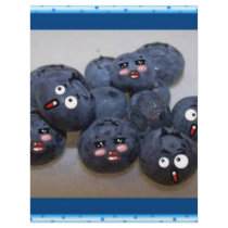 blueberries flyer design