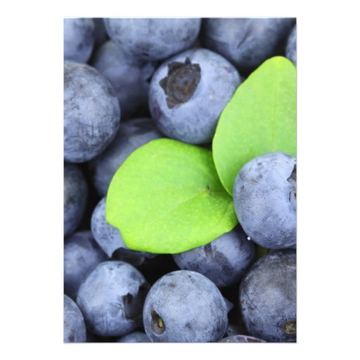 Blueberries Invitation