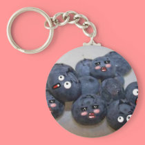 blueberries keychains
