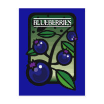 Blueberries Postcards
