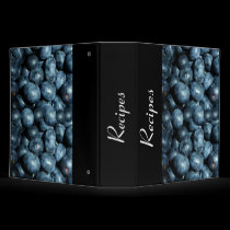 Blueberries Recipes Binder binders