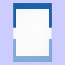 Blueberry and Marshmallow Creme Border Stationery stationery