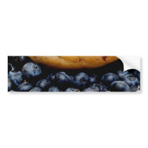 Blueberry Bagel Bumper Stickers
