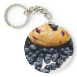 Blueberry Bagel Key Chains