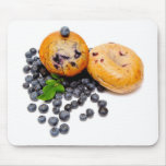 Blueberry Bagel Mouse Pad