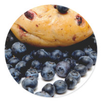 Blueberry Bagel Stickers