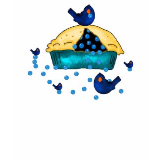 Blueberry Bird Pie shirt