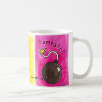 Blueberry Bombshell Coffee Mug by BrushedWithMagic Blueberry Bombshell Coffee Mug
