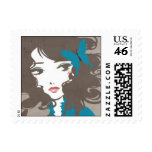 Blueberry Butterfly Stamps stamps