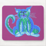Blueberry Cat Mouse Pads
