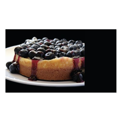blueberry cheesecake business card