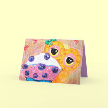 Blueberry Cupcake Love cards by udonchow Blueberry Cupcake Love cards