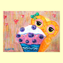 Blueberry Cupcake Love posters