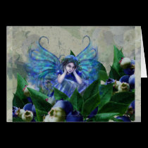Blueberry Fairy Card by Rockangel1 Blueberry Fairy Card