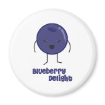 Blueberry Refrigerator Magnet