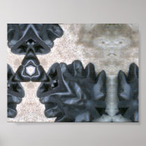 Blueberry Monkey Forest Canvas Poster
