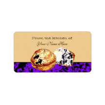 Blueberry Muffin Labels