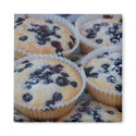 Blueberry Muffin Magnet magnet