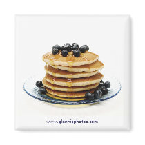 Blueberry Pancakes Magnet