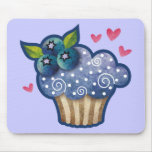 Blueberry Passion Cupcake Mousepad