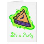 Blueberry pie cards