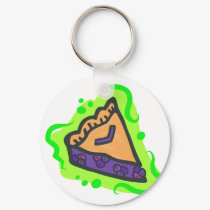 Blueberry pie keychains