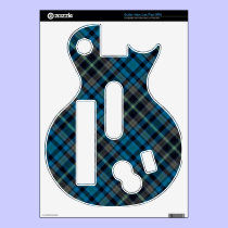 Blueberry Plaid Guitar Hero Skin skins