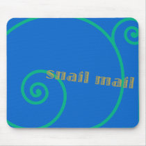 Blueberry Snail Mail mousepads by JaZilla Blueberry Snail Mail mousepads