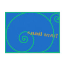 Blueberry Snail Mail postcards