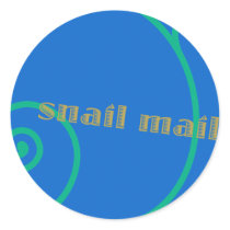 Blueberry Snail Mail stickers