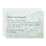 Blueberry Splash Wedding Invitation