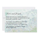 Blueberry Splash Wedding Invitation