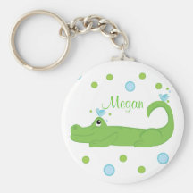 Bluebird and Gator Key Chain