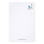 Bluebird and Snowflakes Stationery Paper