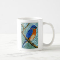 Bluebird Bird Art Mug mugs