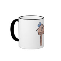 Bluebird Birdhouse...Mug...